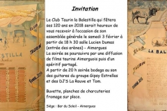 Affiche 120 ans du club Ballestilla