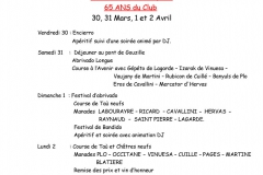 PROGRAMME SAISON 2018