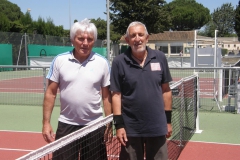 +55 ans Homme, Victoire de Jean Yves Dubois (Tc Vauvert ) face Jacques Tirel (Tc Beauvoisin) 61 - 30 ab