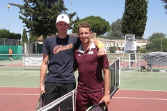 Sénior Homme Victoire de Conrardy Cris (TC Haut de Nîmes) face Baudry Simon (TC Haut de Nîmes) 65 Abandon