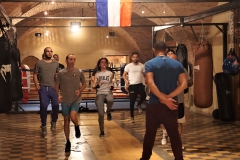 Boxing Club 1980 l'échauffement