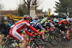 Passage des coureurs cyclistes