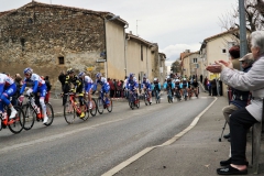 Passage des coureurs cyclistes