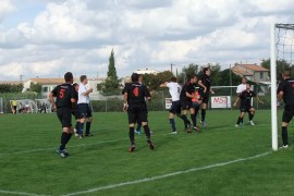 Chaud sur le but de Gallargues !