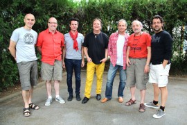 Les professeurs avec Philippe Guyon