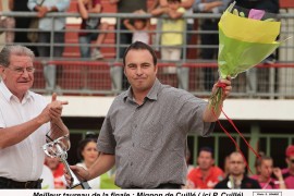 Pierre Cuillé, le 16 août à Vauvert Photo © Emile Grande