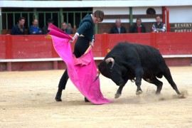 Le novillero Dylan Raimbaud Ganaderia El Campo Virgile Alexandre