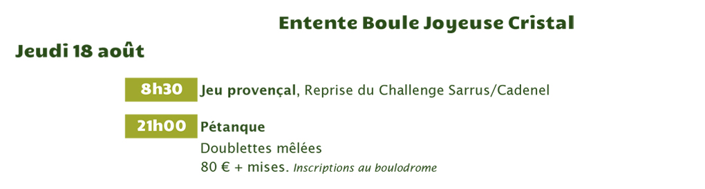 6_Jeudi 18 aout 2016_Prog_boules