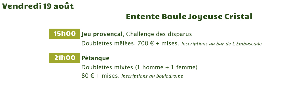 7_Vendredi 19 aout 2016_Prog_boules