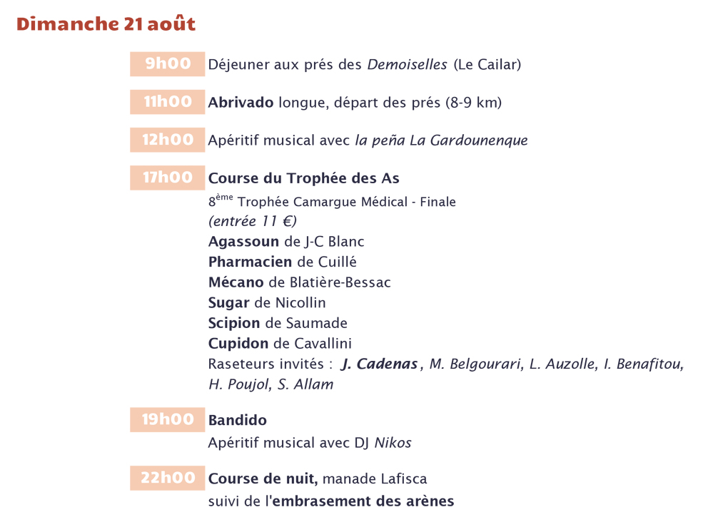 9_Dimanche 21 aout 2016_Prog