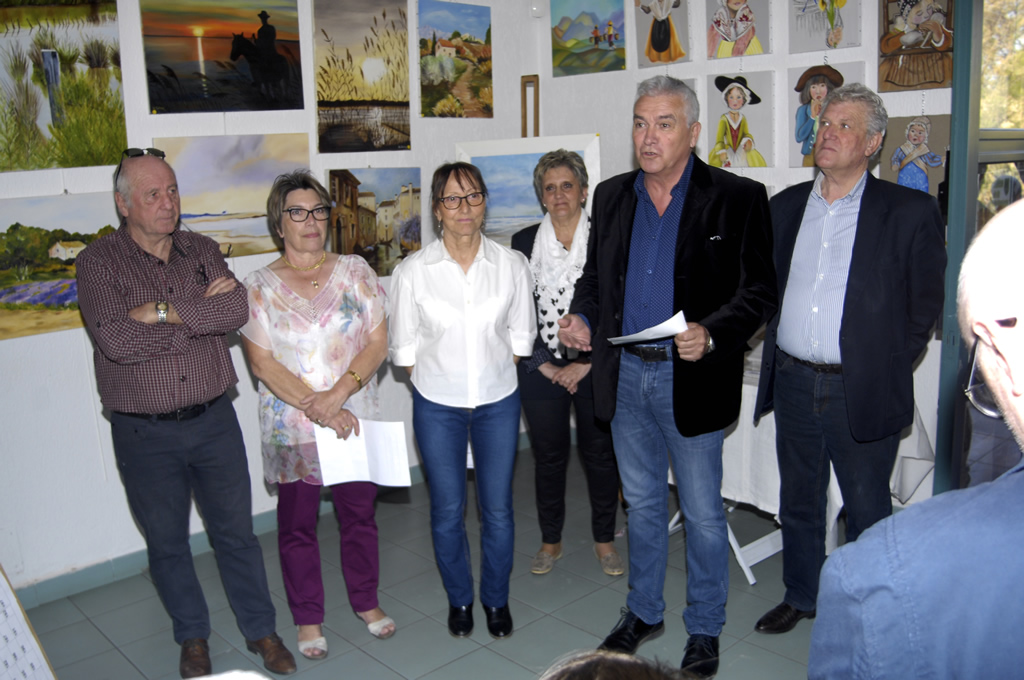 Gallician : les tableaux de Marie-France Saquet et Bernadette Jahan à la capitainerie