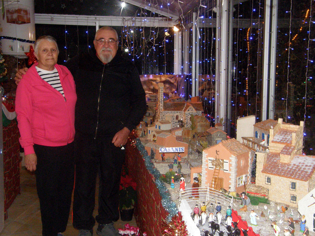Aimargues : la magnifique crèche provençale de Gisèle et Maurice Riey