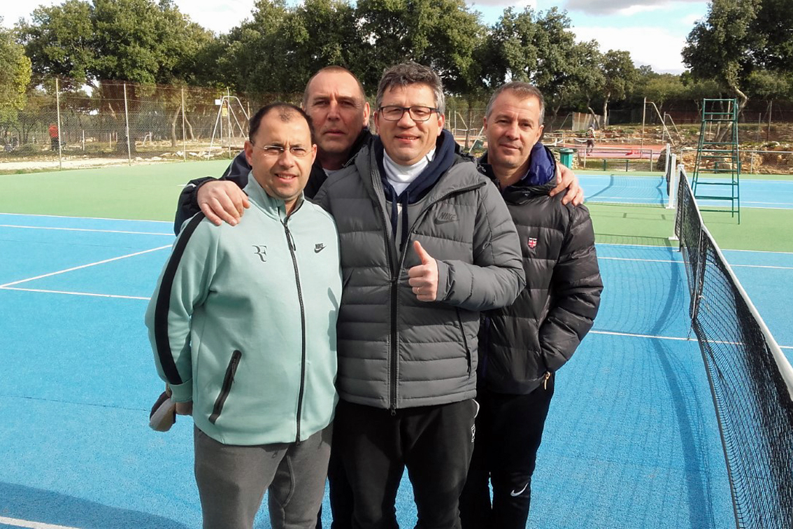 Tennis club de Vauvert : Les plus de 45 ans Messieurs, champions du Gard de 1ère Division