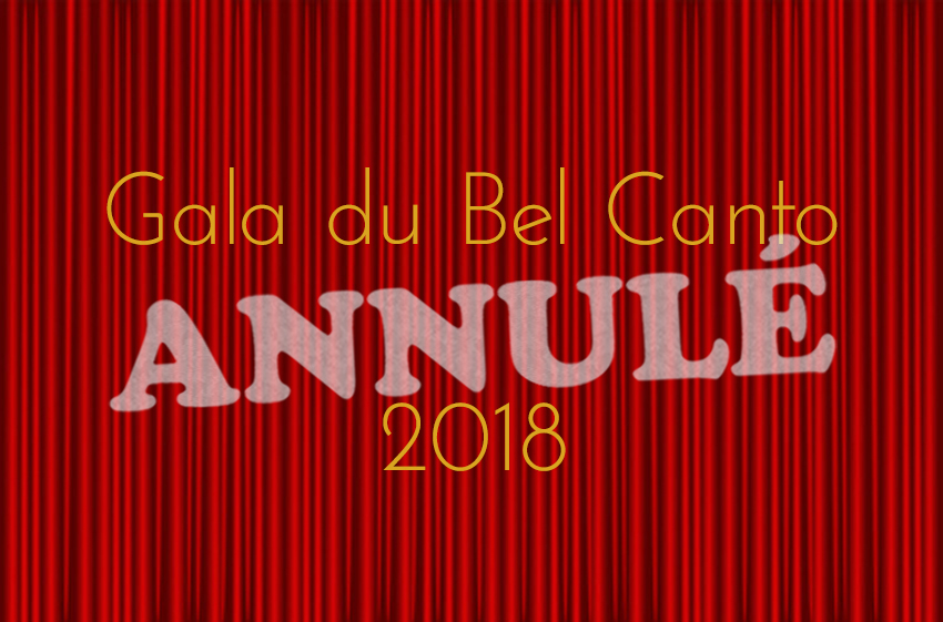 Le Bel Canto annule son gala