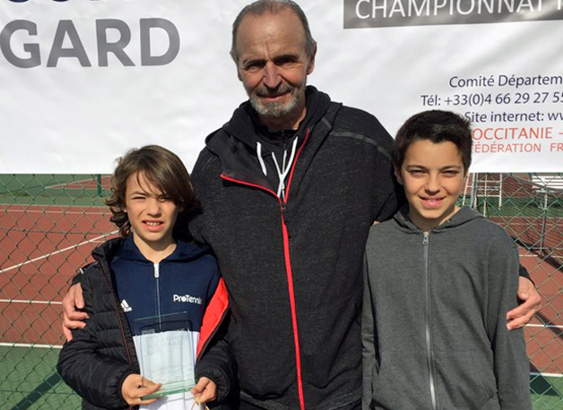 Tennis club de Vauvert : Jean François Suzzoni champion du Gard des 11/12 ans