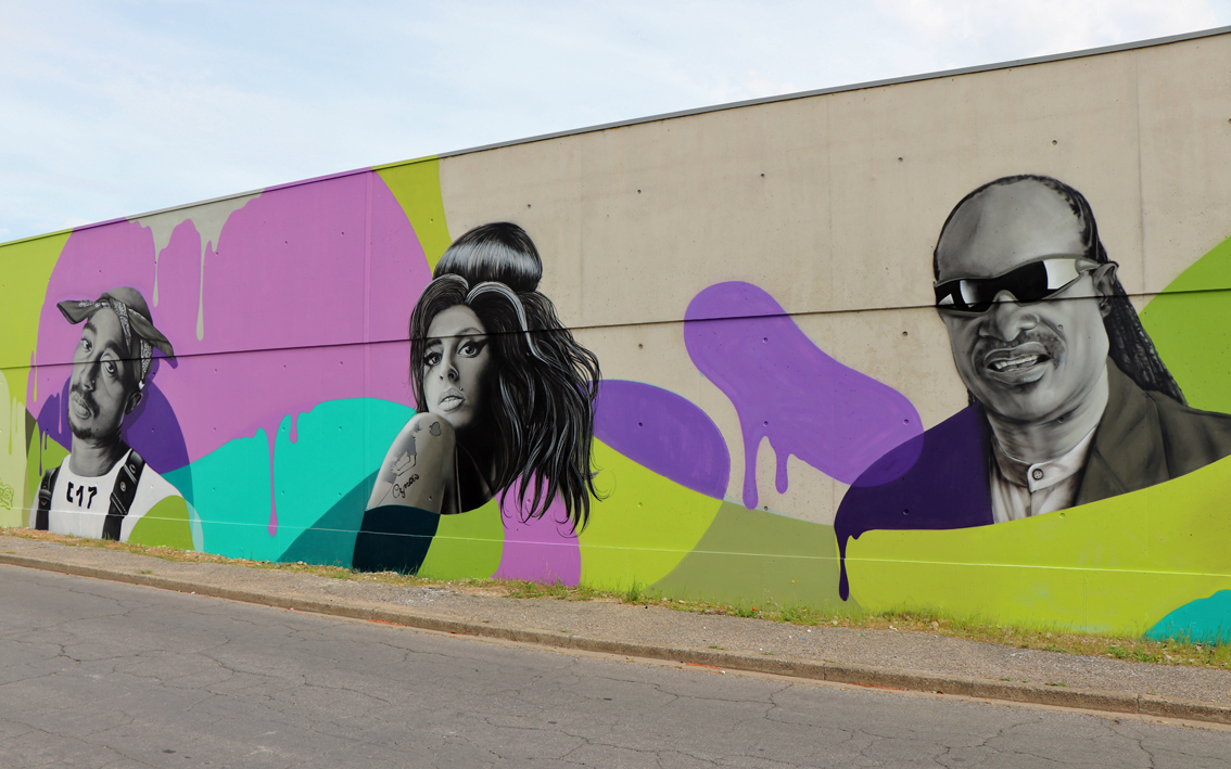 Quand les musiciens inspirent l’art de la rue