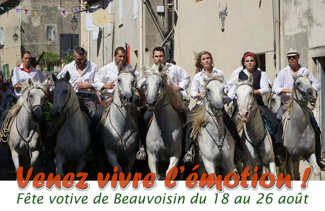 Fête votive de Beauvoisin du 18 au 26 août : Le programme
