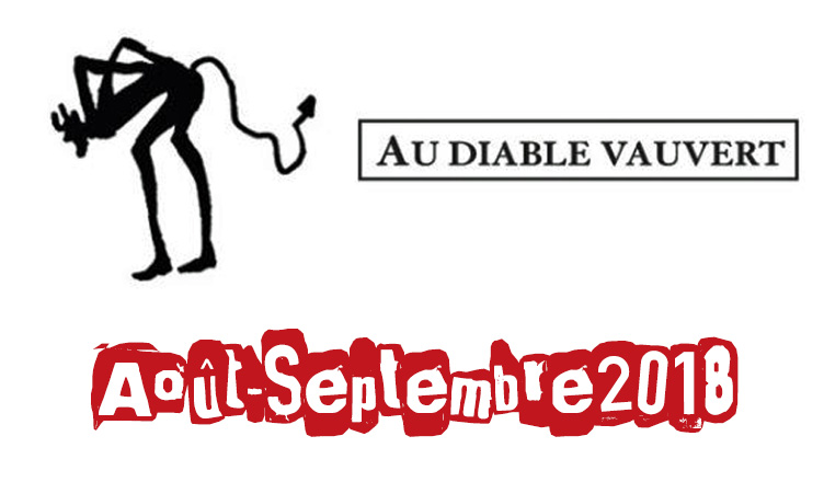 Au Diable Vauvert : En librairie en Août – Septembre